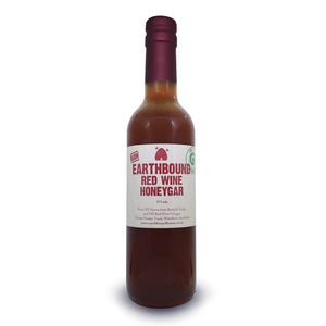 Earthbound raw organic Red Wine Honeygar 250ml