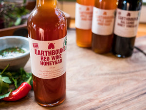 Earthbound raw organic Red Wine Honeygar 250ml