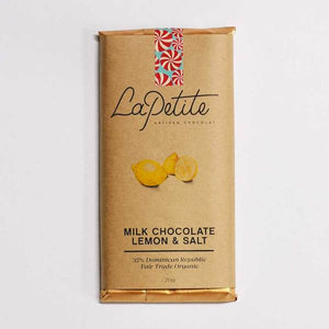 La Petite Chocolat Bar Milk Lemon & Salt 70gm