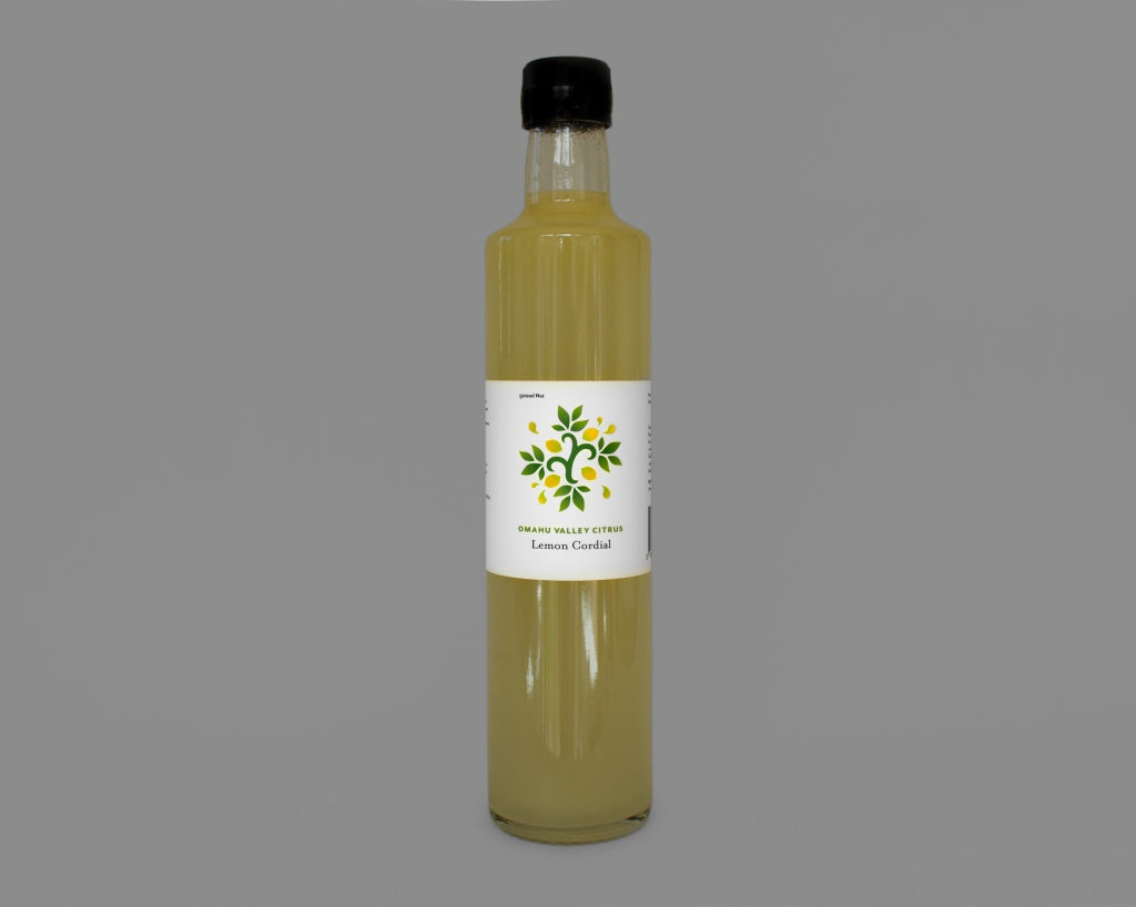 Omahu Valley Citrus Lemon Cordial 500ml