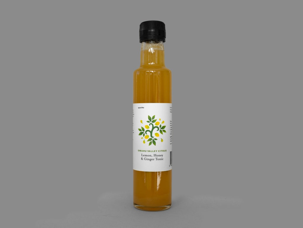 Omahu Valley Citrus Lemon, Ginger and Honey Tonic 250ml
