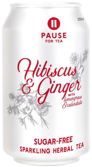 PAUSE for Tea Hibiscus and Ginger 330ml