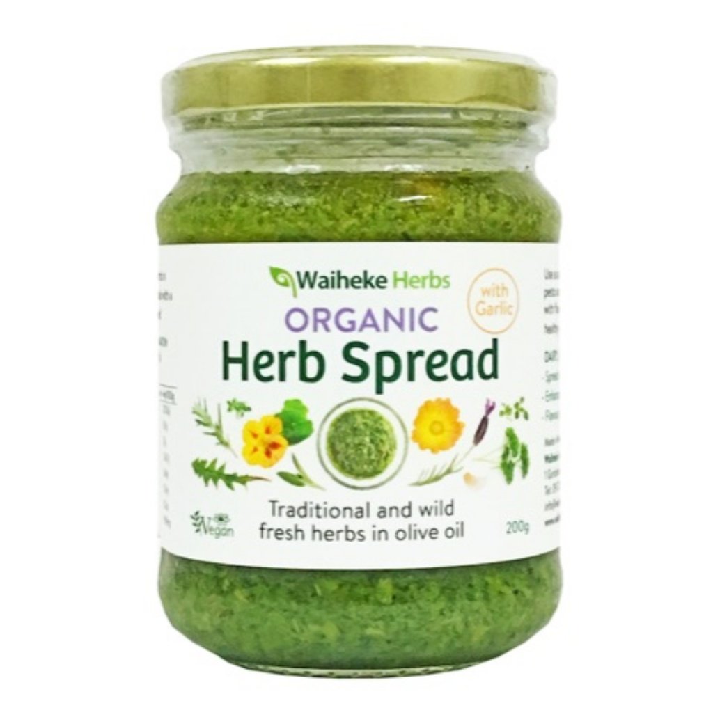 Waiheke Herbs Organic Herb Spread with Garlic 200g