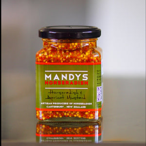 Mandys Horseradish  & Apricot Mustard 190g