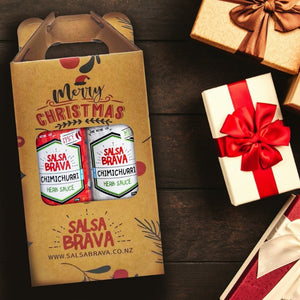Salsa Brava Christmas pack: two 250g bottles